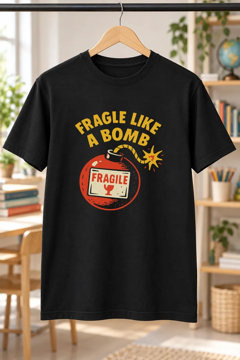 Fragile Like A Bomb Lit Fuse Cartoon Short Temper Humor – Health and Wellness design